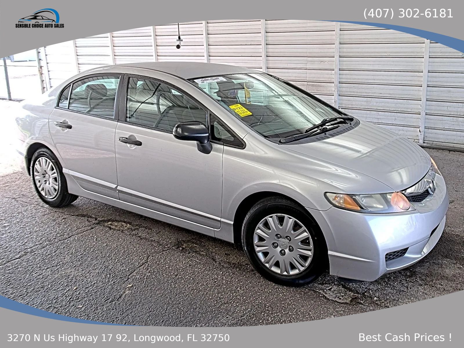 Used 2010 Honda Civic DX-VP