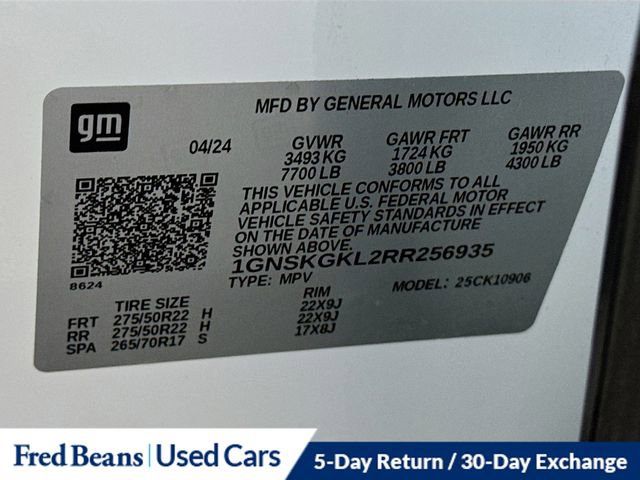 Used 2024 Chevrolet Suburban High Country w/ Premium Package image 37