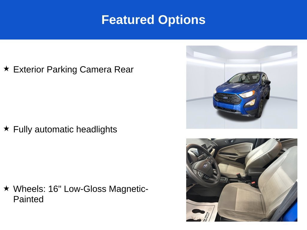 Used 2021 Ford EcoSport S AWD/4WD image 3