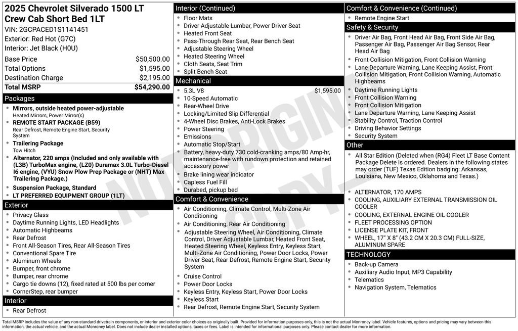 Used 2025 Chevrolet Silverado 1500 LT RWD image 31
