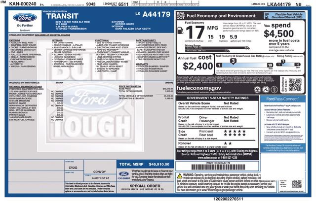 Used 2020 Ford Transit 150 XLT image 10