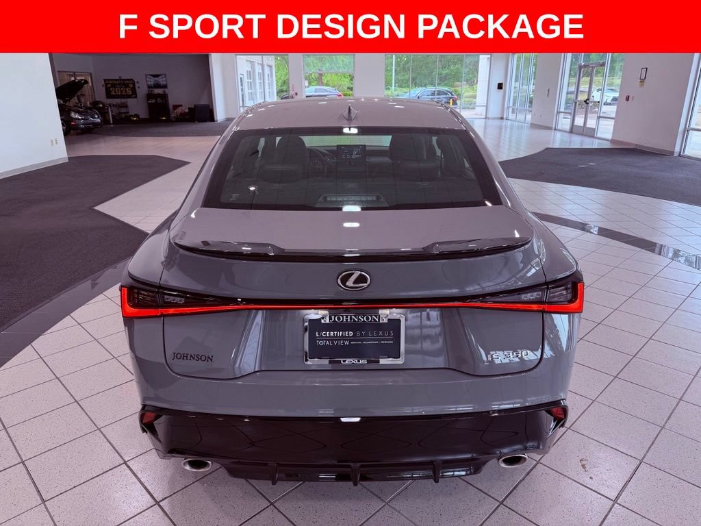 Certified 2025 Lexus IS 350 F Sport w/ Accessory Package RWD image 6