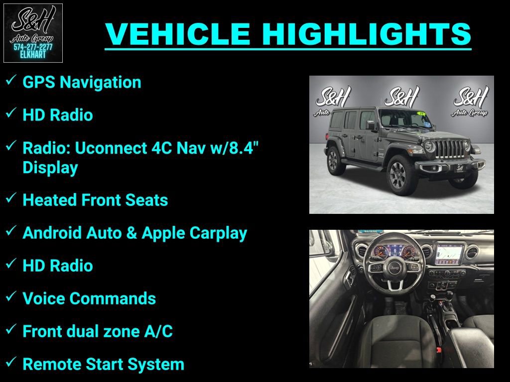 Used 2019 Jeep Wrangler Unlimited Sahara image 3