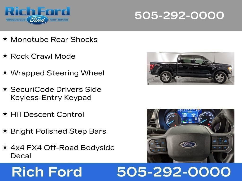 Certified 2023 Ford F150 XLT w/ Equipment Group 301A Mid AWD/4WD image 79