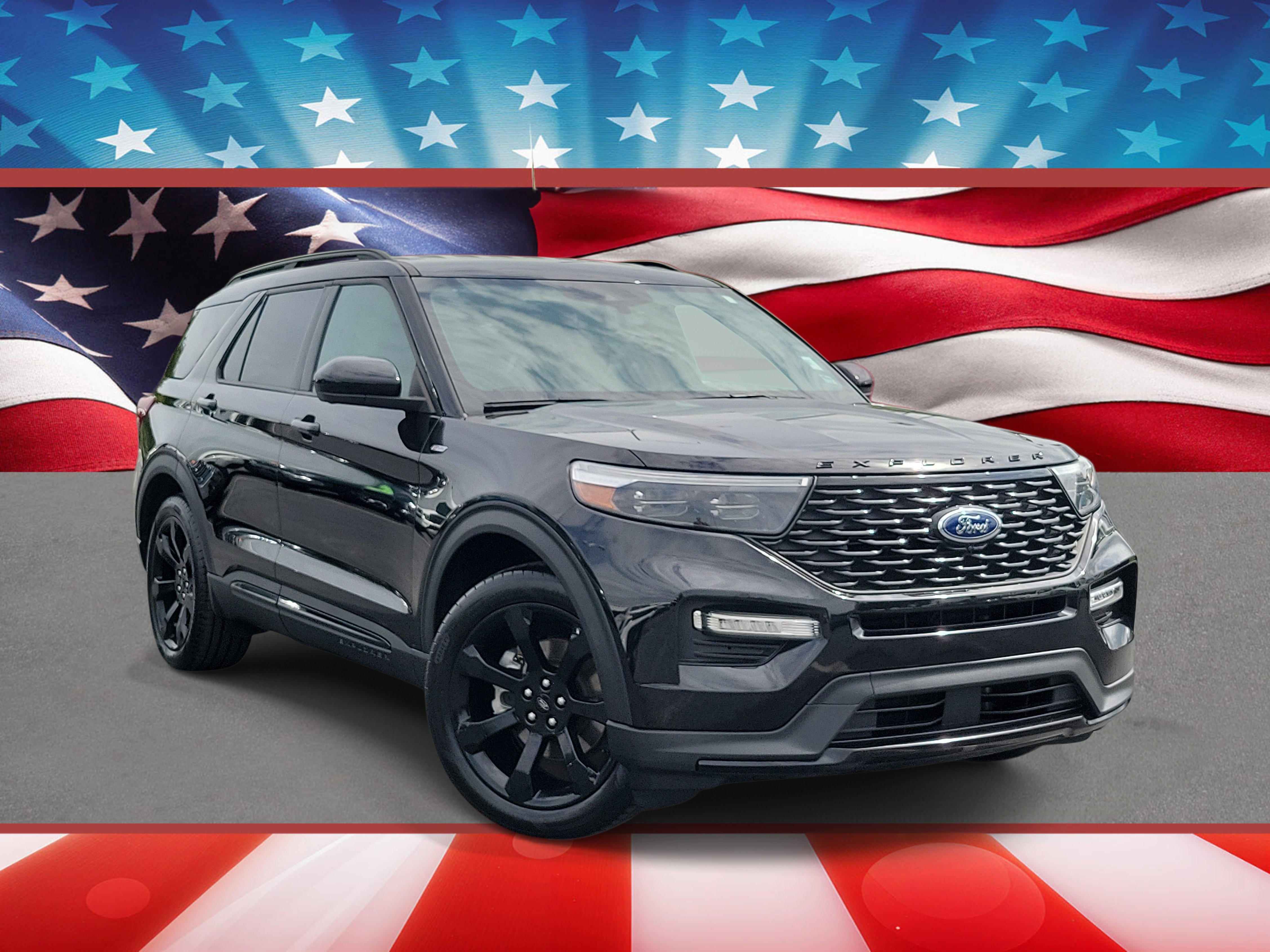 Used 2023 Ford Explorer ST-Line w/ Class IV Trailer Tow Package RWD image 1