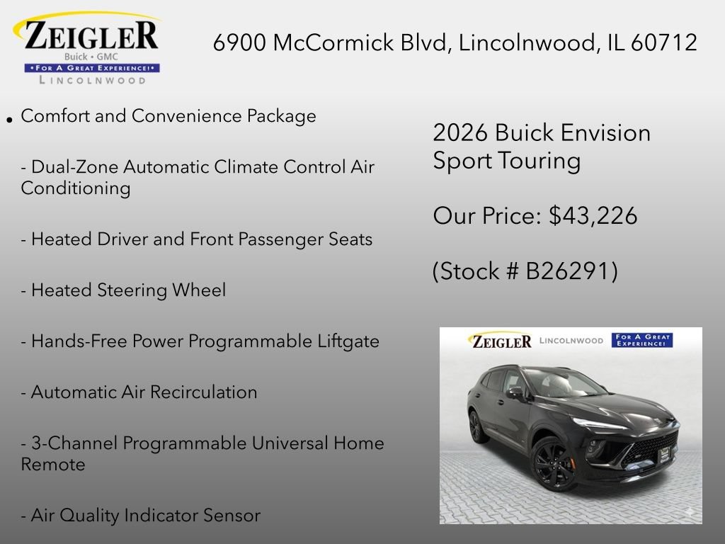 New 2026 Buick Envision Sport Touring AWD/4WD image 6
