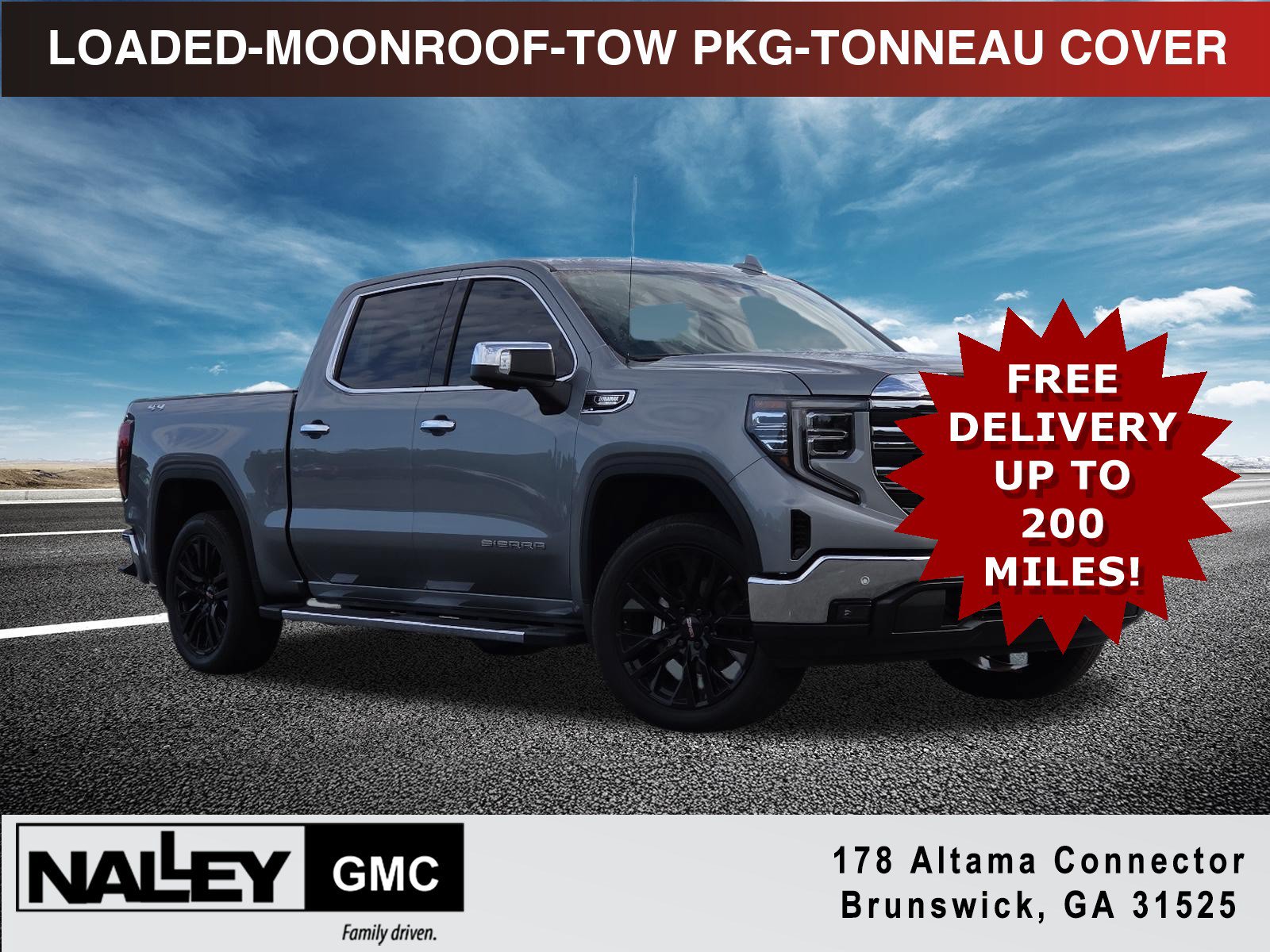 New 2026 GMC Sierra 1500 SLT w/ SLT Premium Plus Package AWD/4WD 360° Tour