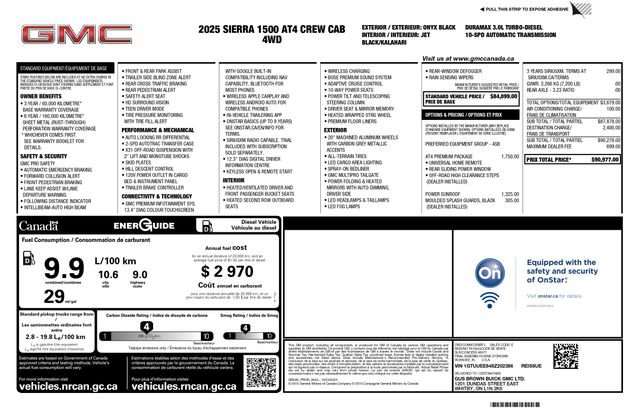 Used 2025 GMC Sierra 1500 AT4 w/ AT4 Premium Package image 3