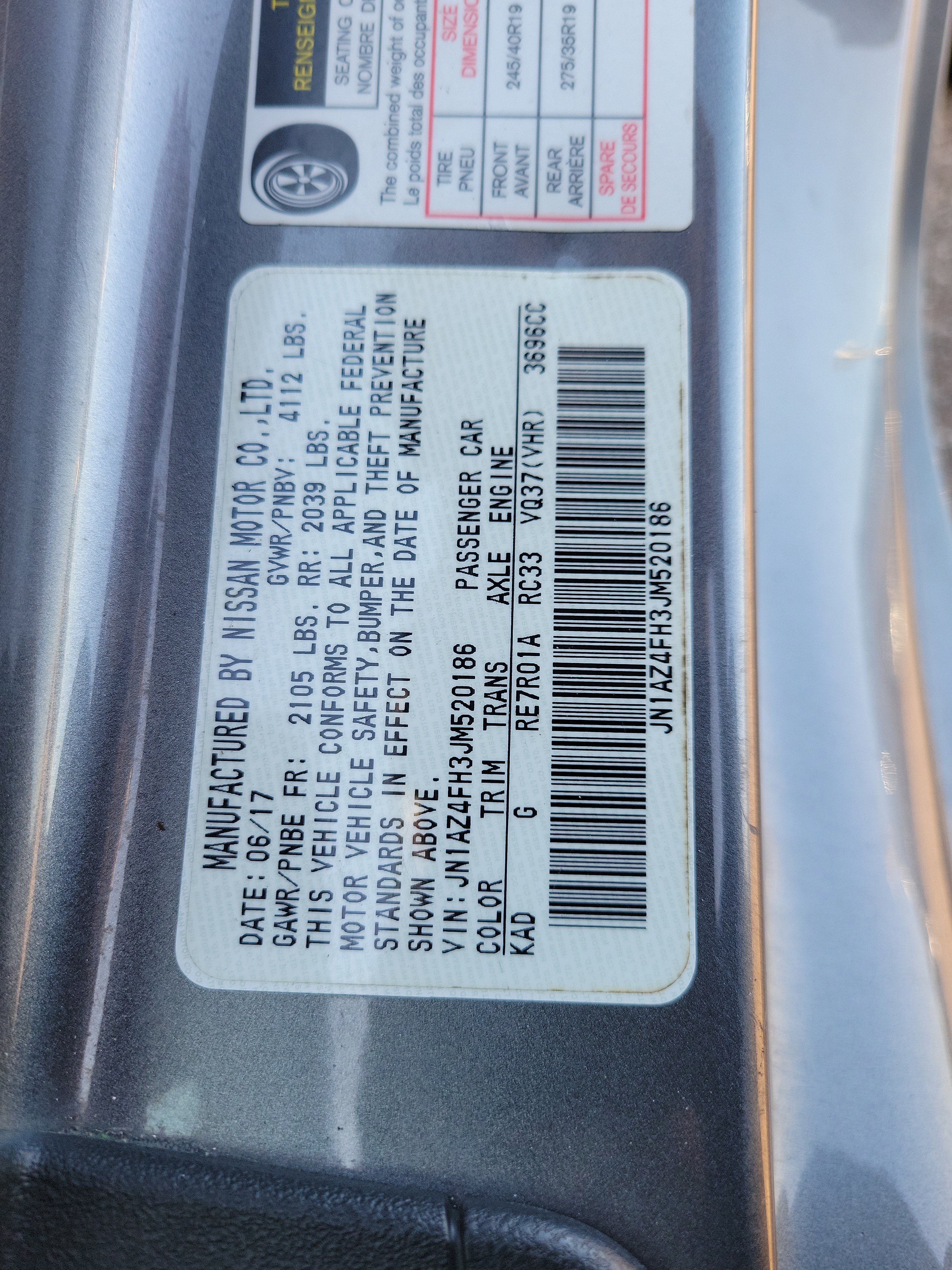 Used 2018 Nissan 370Z Touring Sport image 32