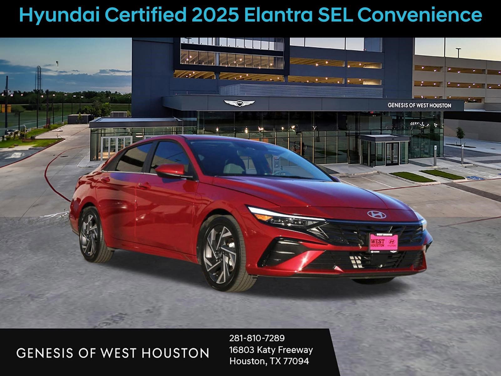 Certified 2025 Hyundai Elantra SEL