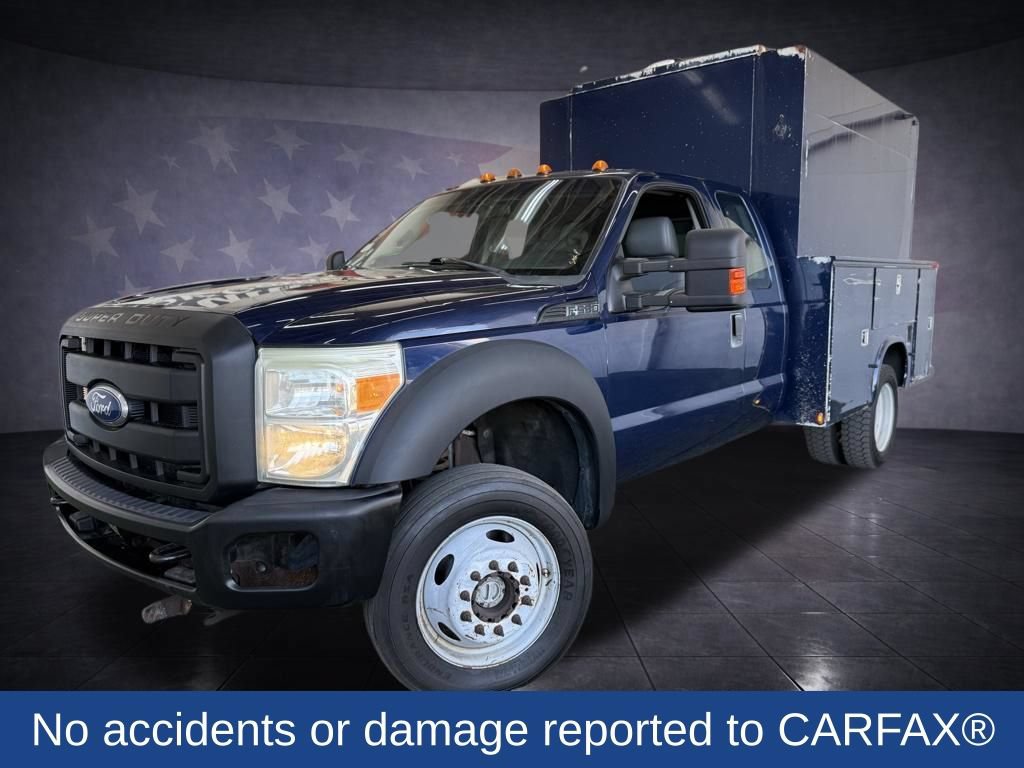 Used 2011 Ford F550 4x4 SuperCab Super Duty w/ PWR Equipment Group image 2