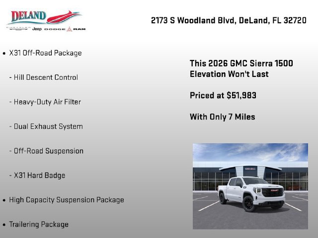 New 2026 GMC Sierra 1500 Elevation w/ Preferred Package AWD/4WD image 36