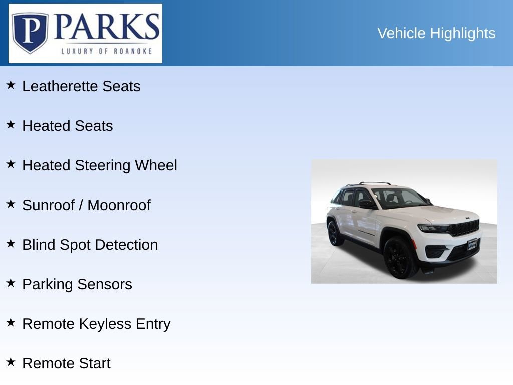 Used 2024 Jeep Grand Cherokee Altitude image 4