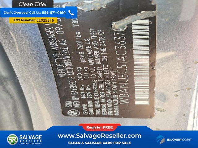 Used 2010 BMW 528i Sedan RWD image 16