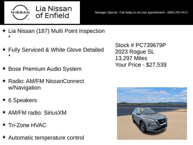 Certified 2023 Nissan Rogue SL w/ SL Premium Package AWD/4WD image 10