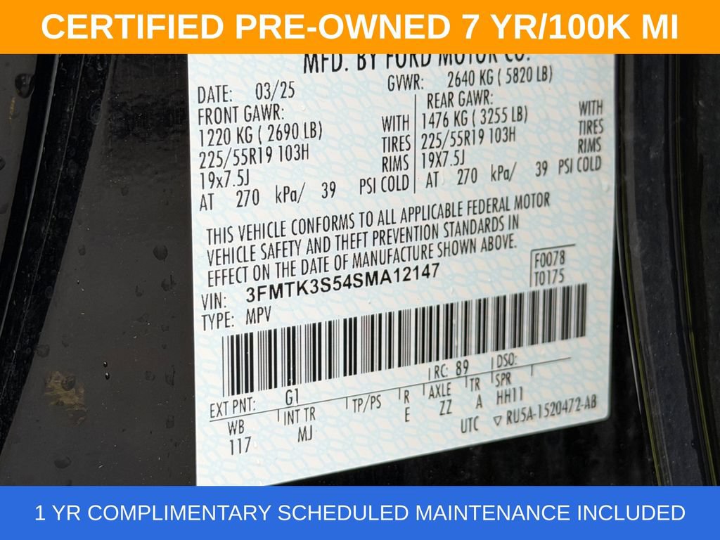 Certified 2025 Ford Mustang Mach-E Premium AWD/4WD image 33