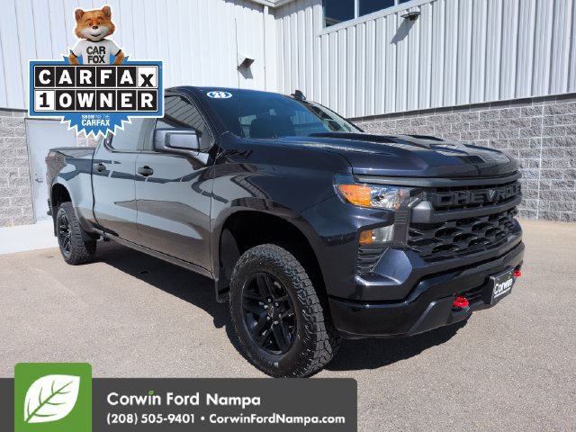 Used 2023 Chevrolet Silverado 1500 Custom Trail Boss w/ LPO, Dark Essentials Package