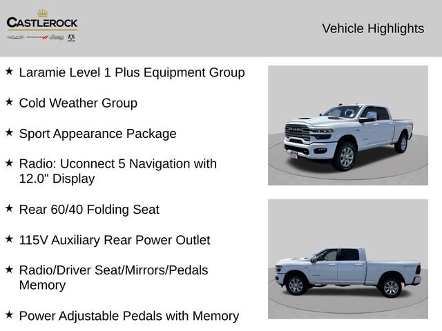 New 2026 RAM 3500 Laramie w/ Sport Appearance Package AWD/4WD image 2