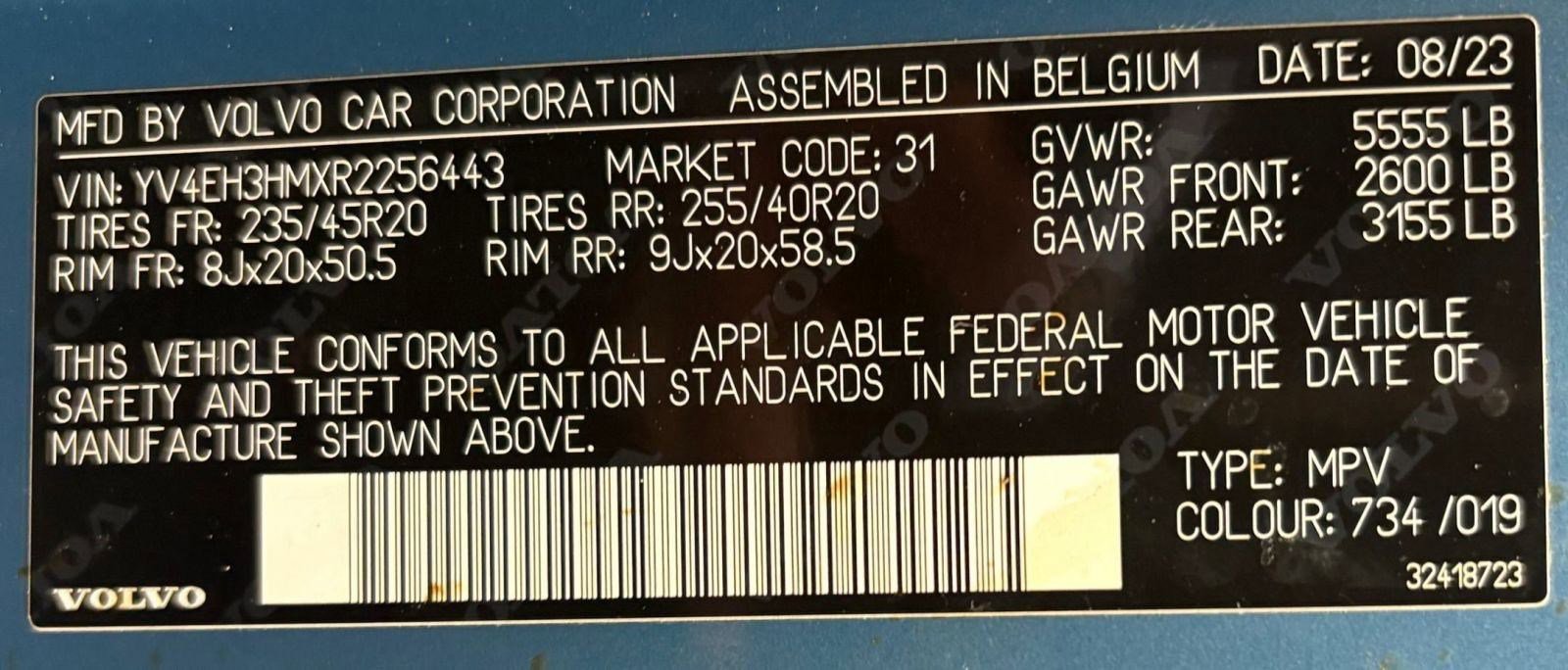 Used 2024 Volvo XC40 Recharge Ultimate w/ Protection Package Premier image 17