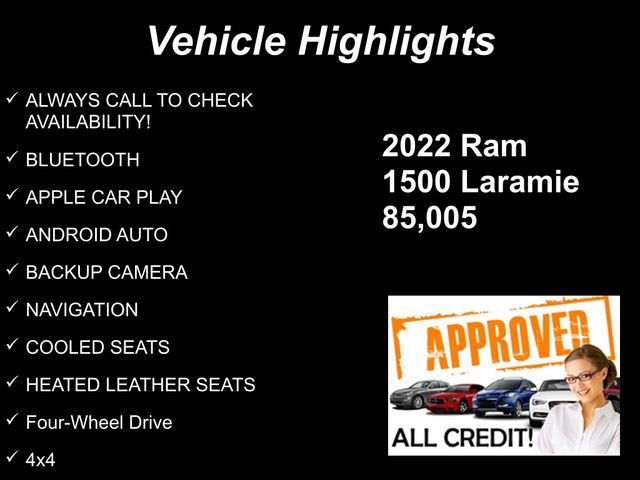 Used 2022 RAM 1500 Laramie w/ Sport Appearance Package AWD/4WD image 9