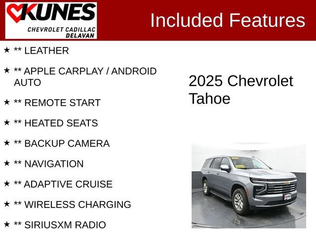 Used 2025 Chevrolet Tahoe LT AWD/4WD image 3