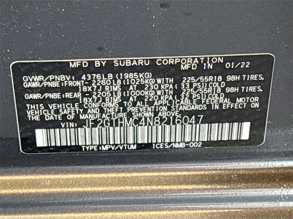 Used 2022 Subaru Crosstrek 2.5i Limited image 29