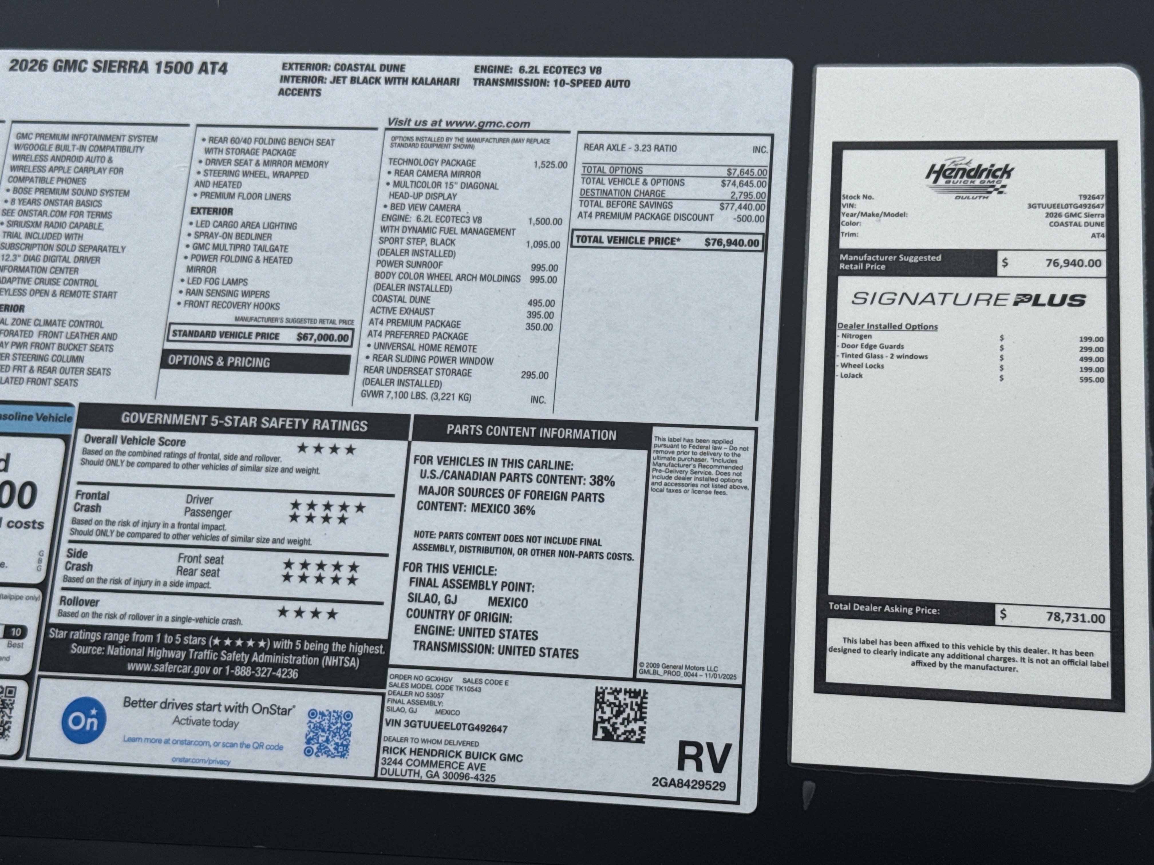New 2026 GMC Sierra 1500 AT4 w/ AT4 Premium Package AWD/4WD image 39