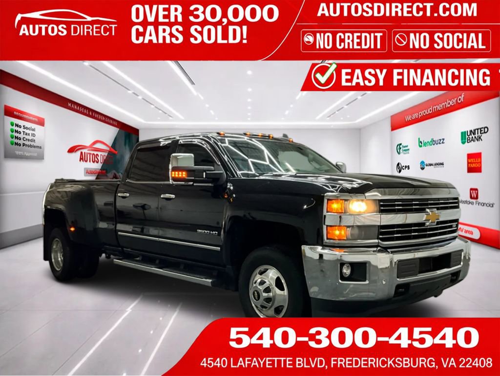 Used 2015 Chevrolet Silverado 3500 LTZ w/ Duramax Plus Package AWD/4WD image 1