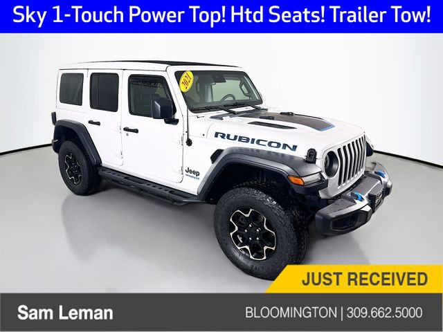 Used 2021 Jeep Wrangler Unlimited Rubicon 4xe w/ Cold Weather Group image 1