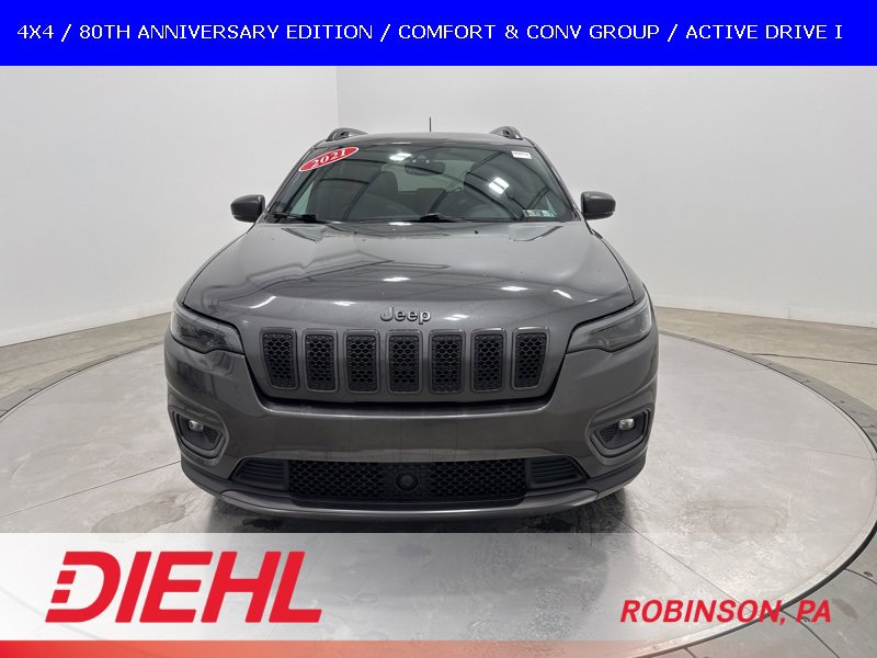 Certified 2021 Jeep Cherokee Latitude Lux 80th Anniv w/ Quick Order Package 26U 80TH image 2