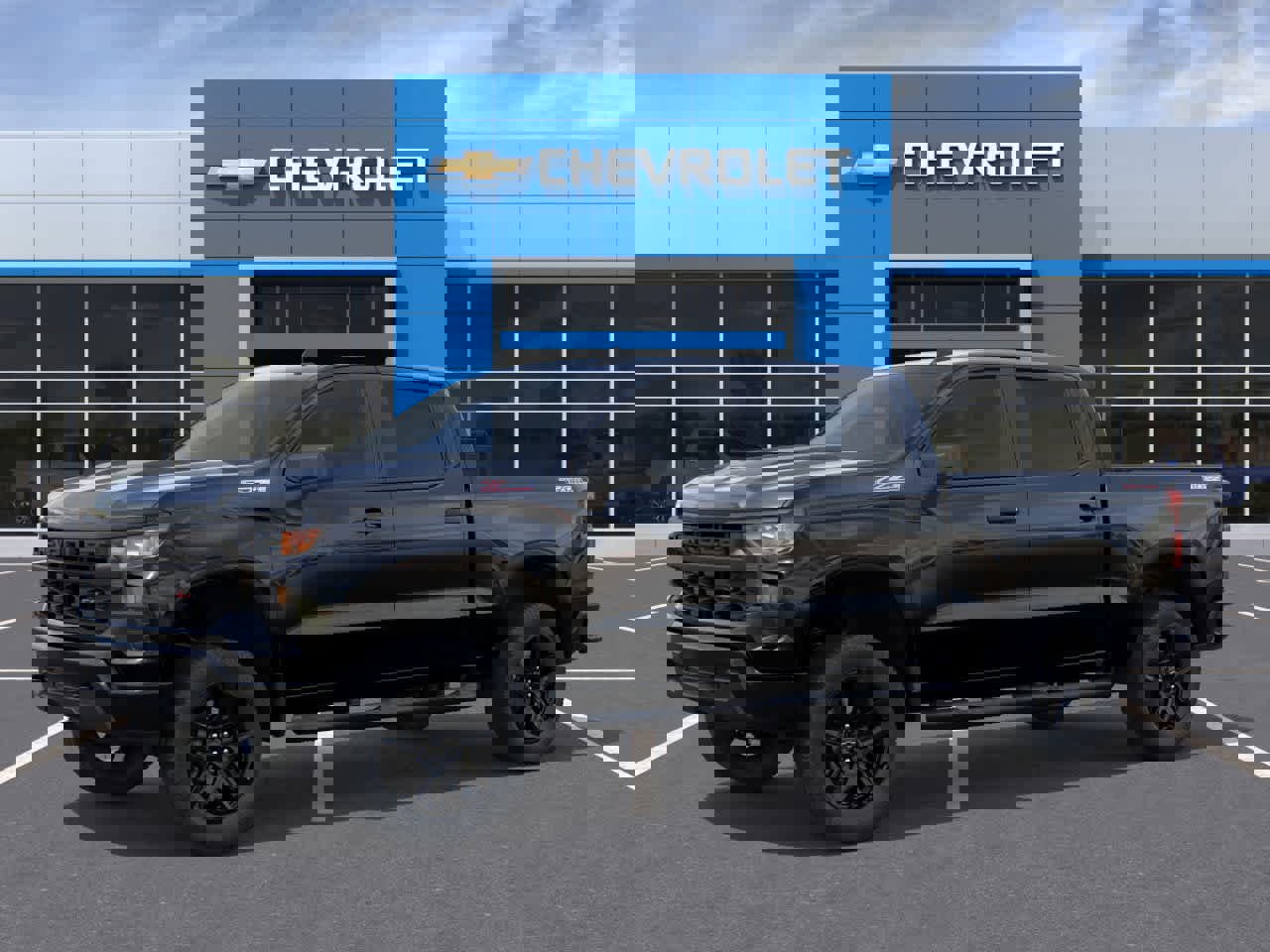 New 2026 Chevrolet Silverado 1500 Custom Trail Boss w/ Turbomax Blackout Package image 2