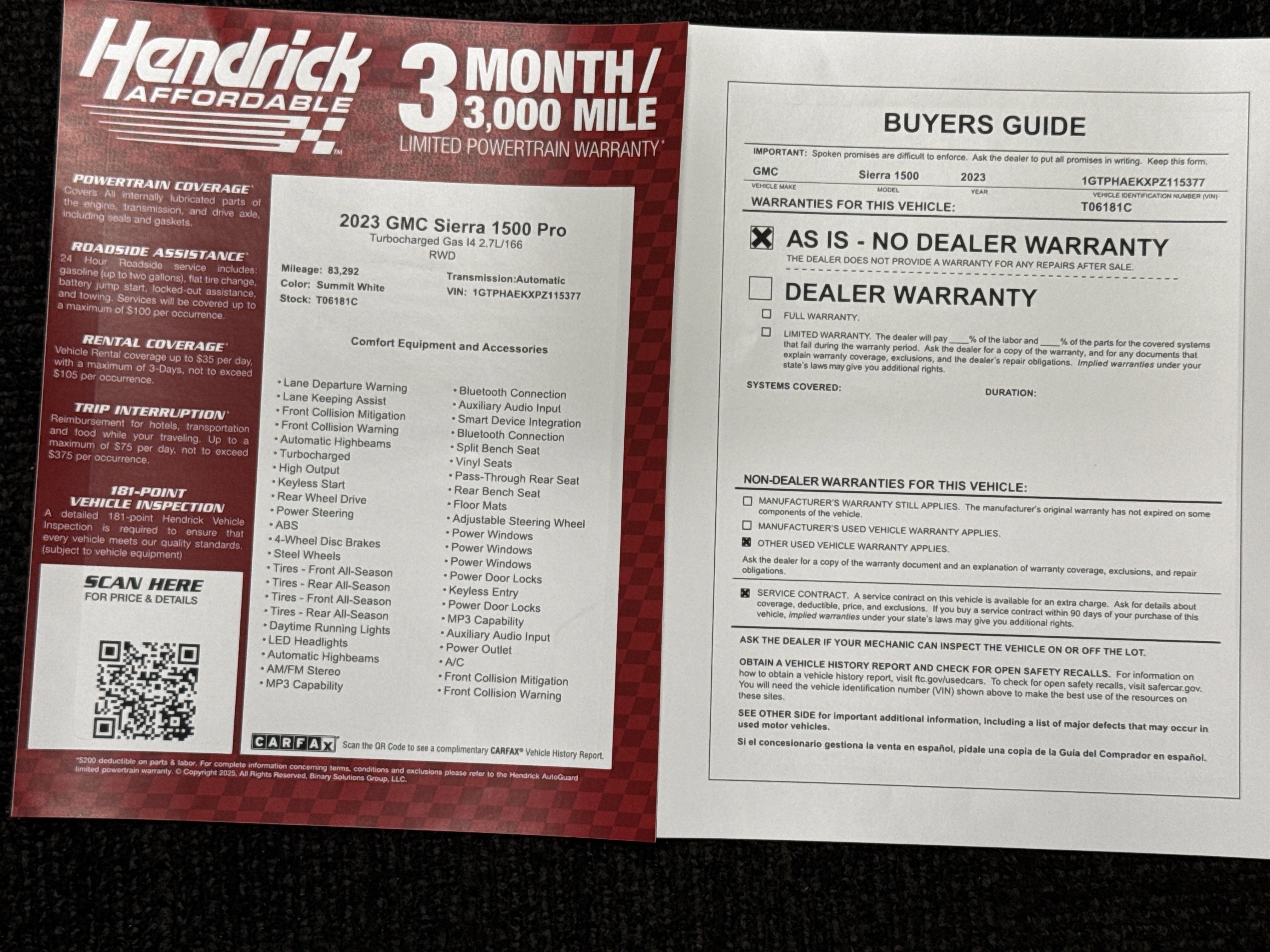 Used 2023 GMC Sierra 1500 Pro w/ Pro Value Package image 32