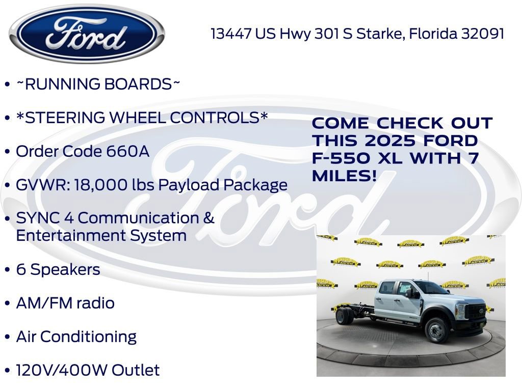 New 2025 Ford F550 4x4 Crew Cab Super Duty image 10