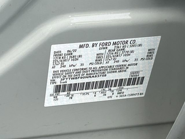 Used 2022 Ford Maverick XLT w/ Equipment Group 300A Standard AWD/4WD image 35