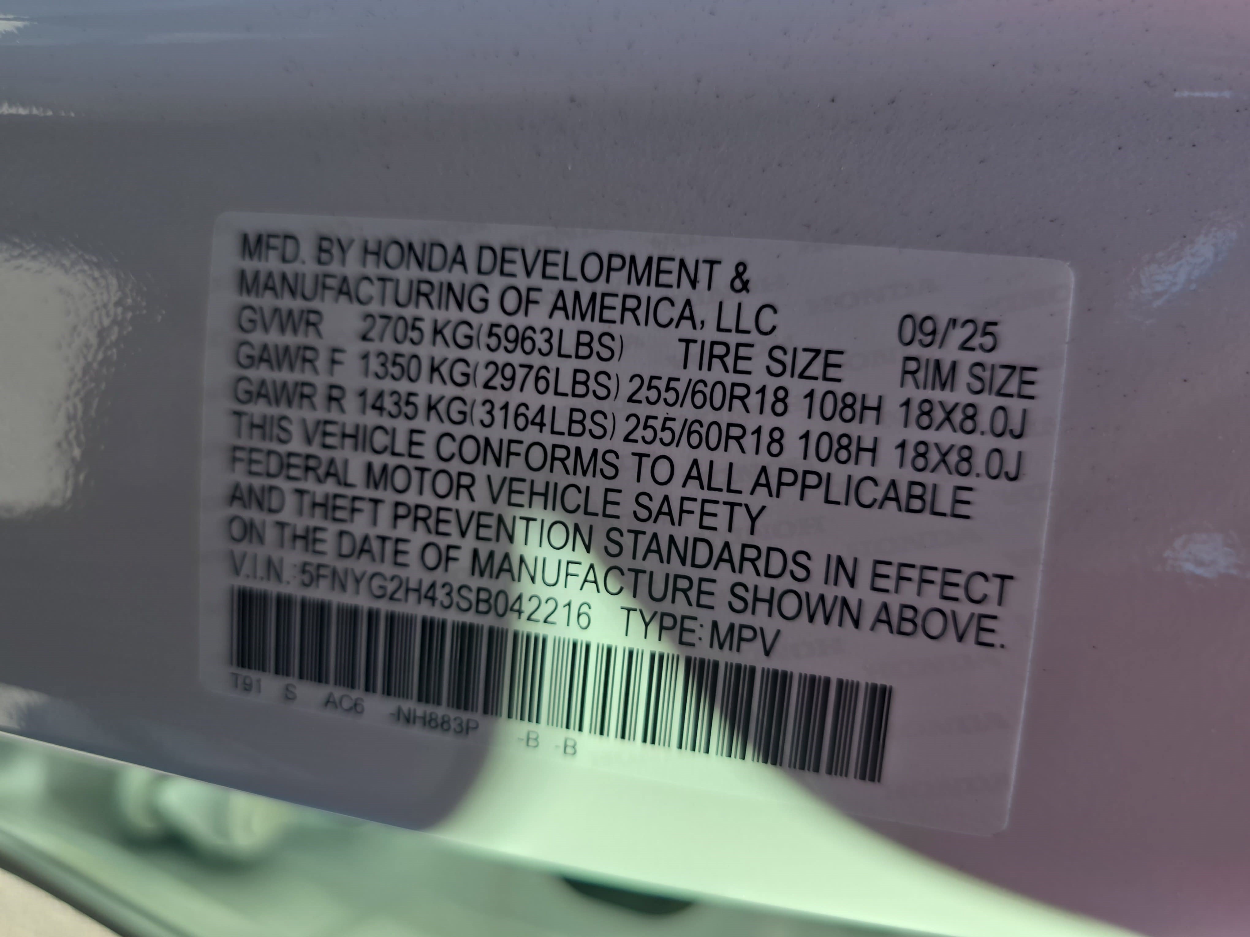 Certified 2025 Honda Pilot EX-L image 35