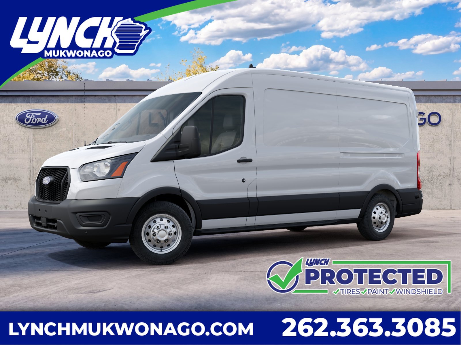 New 2027 Ford Transit 250 148 Medium Roof Extended AWD w/ Load Area Protection Package image 1