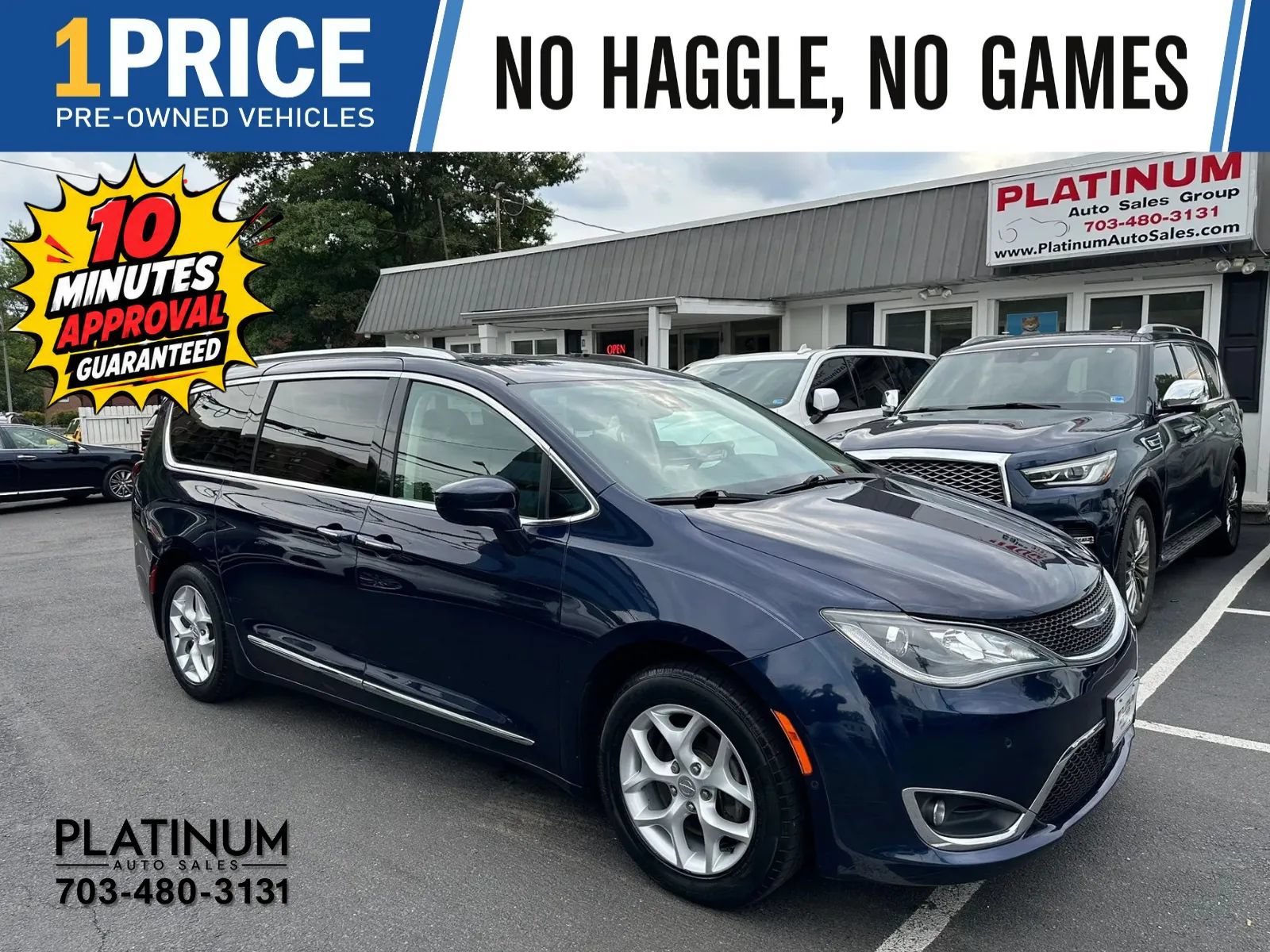 Used 2018 Chrysler Pacifica Touring-L Plus w/ Advanced Safetytec Group FWD image 1