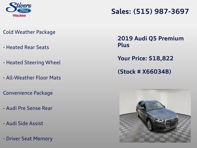 Used 2019 Audi Q5 2.0T Premium Plus AWD/4WD image 8