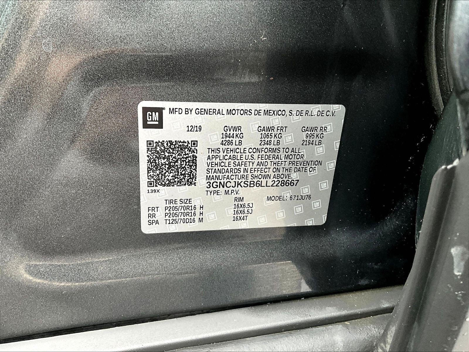 Used 2020 Chevrolet Trax LS w/ Tint and Cruise Package FWD image 18