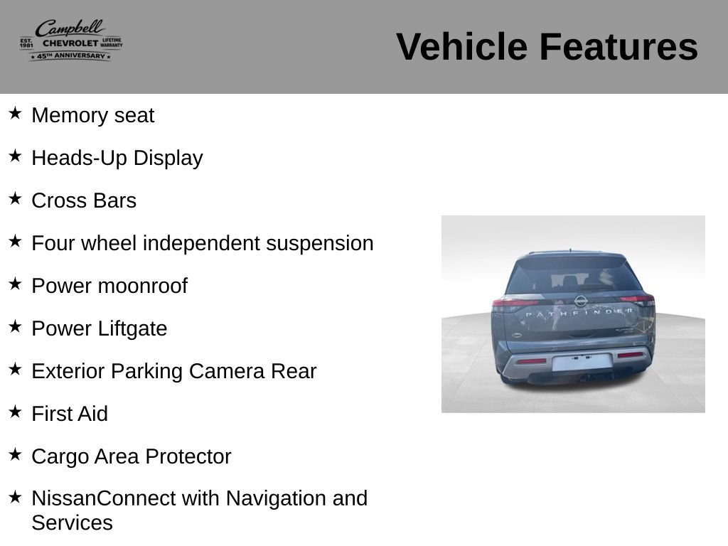 Used 2025 Nissan Pathfinder Platinum AWD/4WD image 10