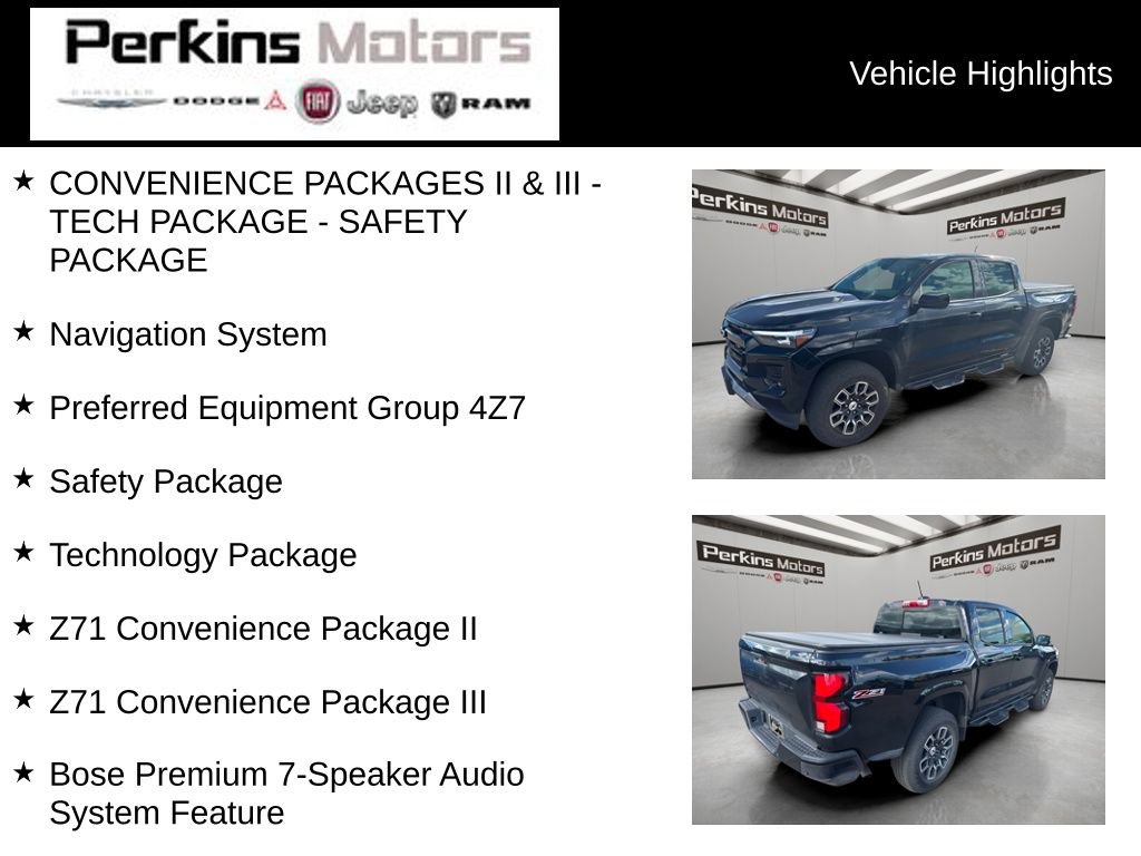 Used 2023 Chevrolet Colorado Z71 w/ Z71 Convenience Package 2 AWD/4WD image 7