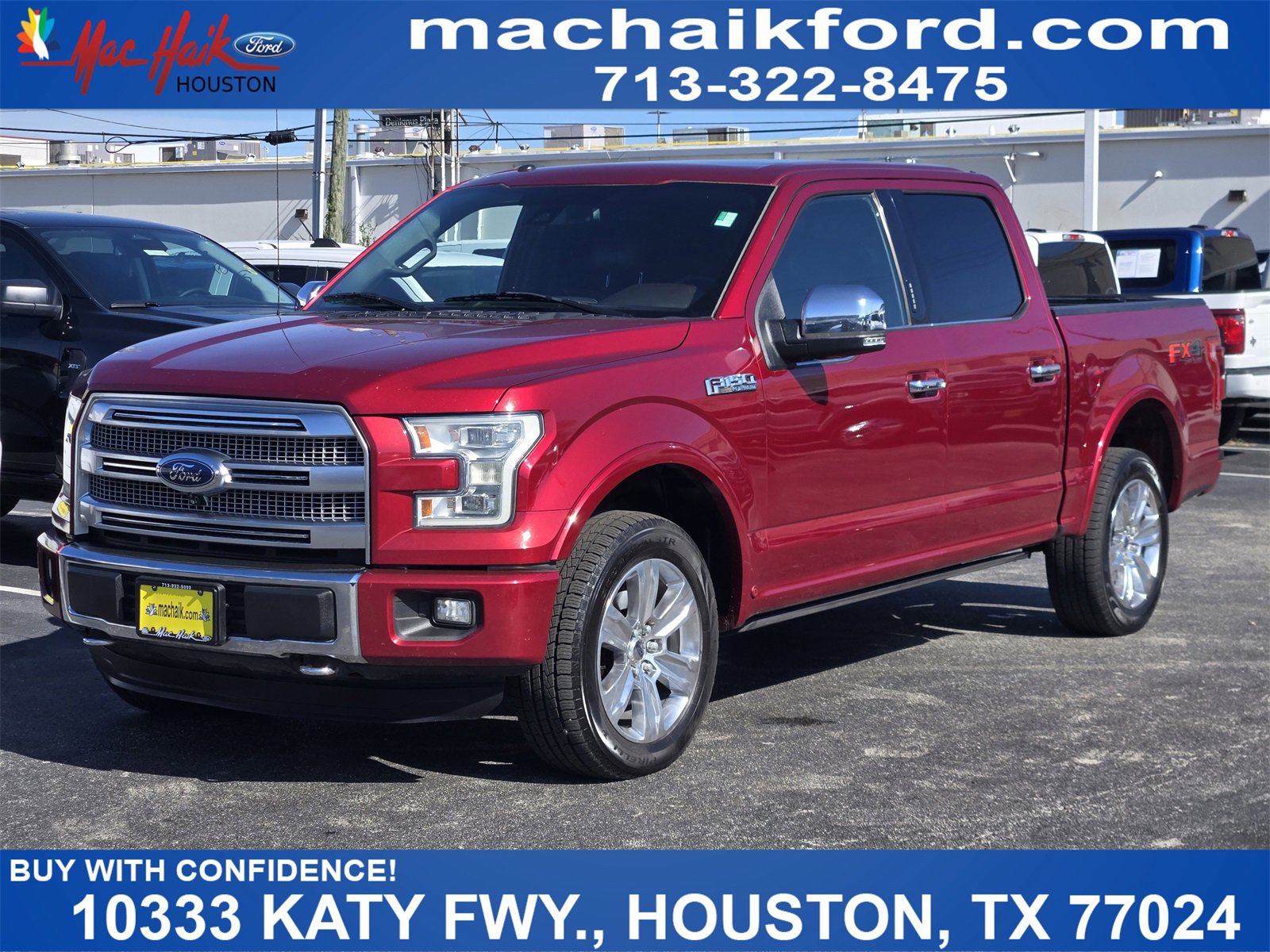 Used 2015 Ford F150 Platinum w/ Equipment Group 701A Luxury