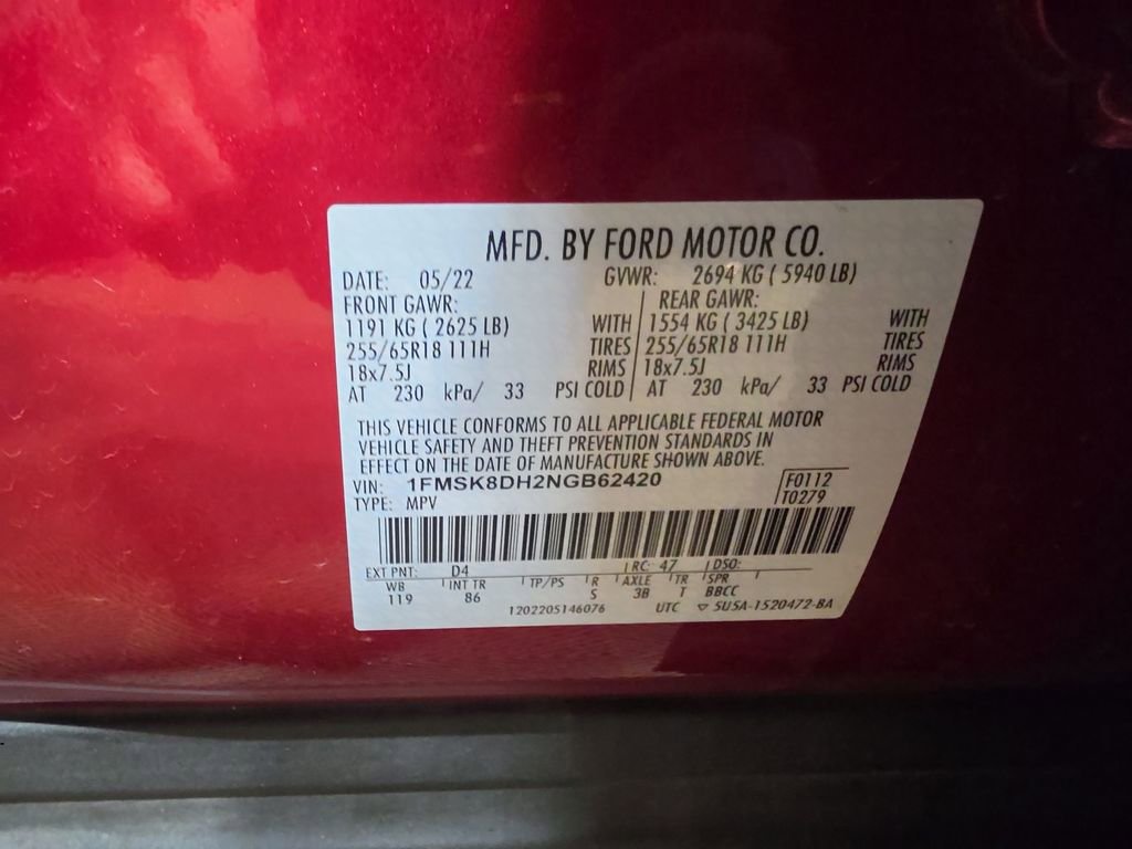 Used 2022 Ford Explorer XLT AWD/4WD image 26