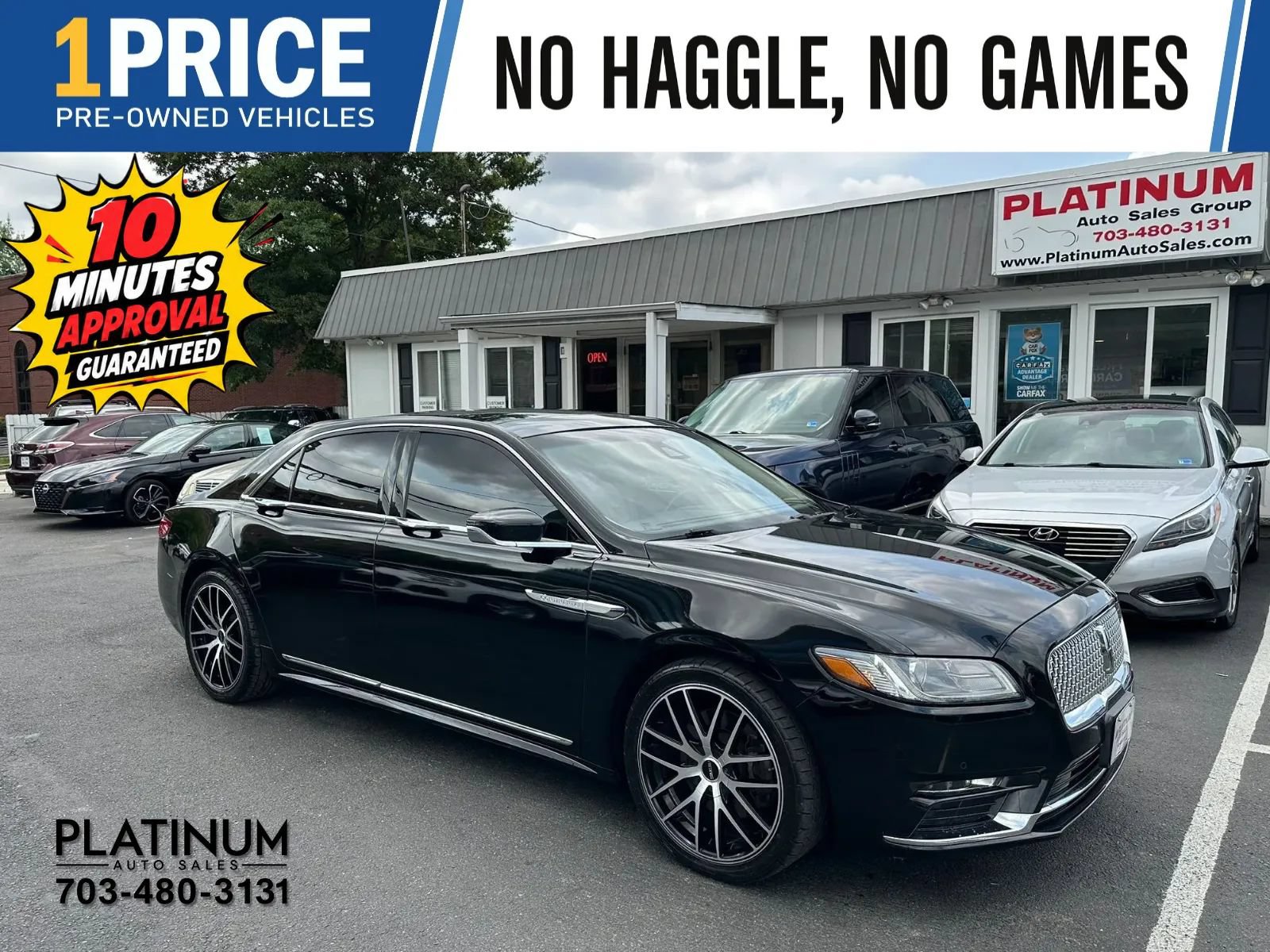 Used 2017 Lincoln Continental Select w/ Climate Package FWD image 1