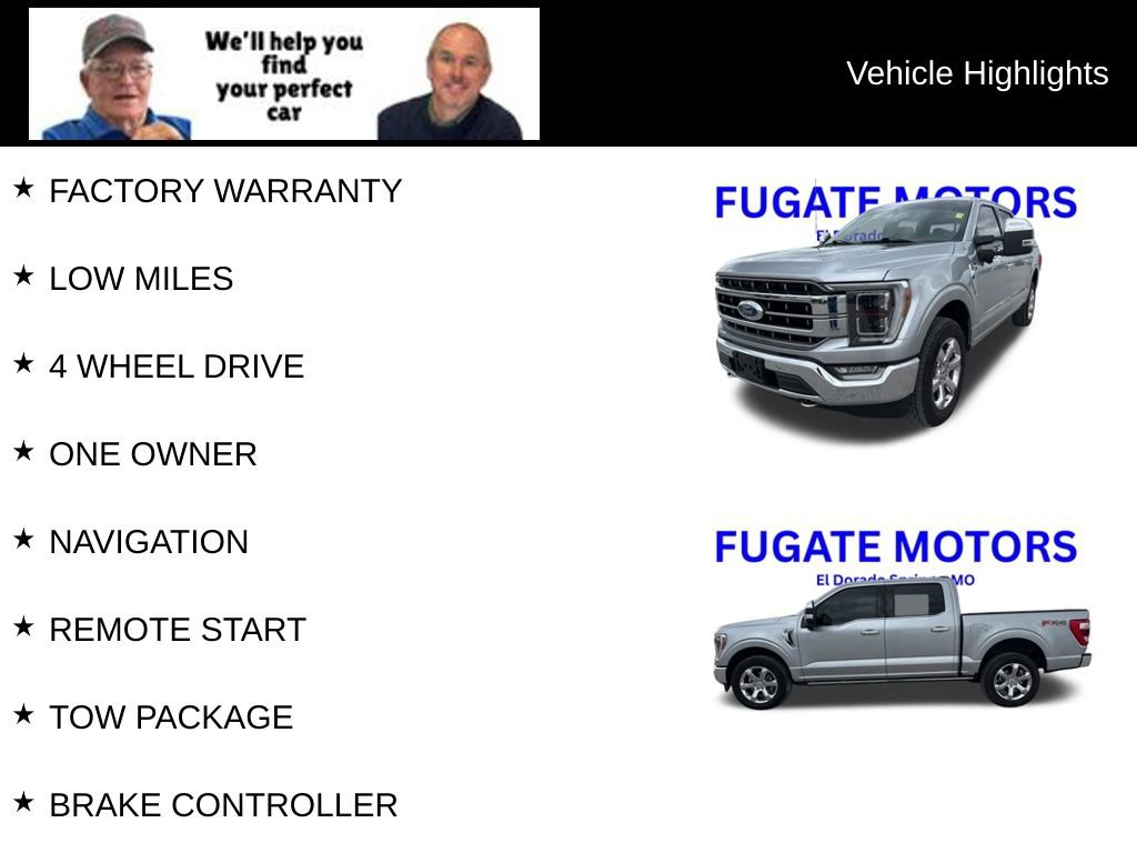 Used 2023 Ford F150 Lariat w/ Equipment Group 502A High image 8