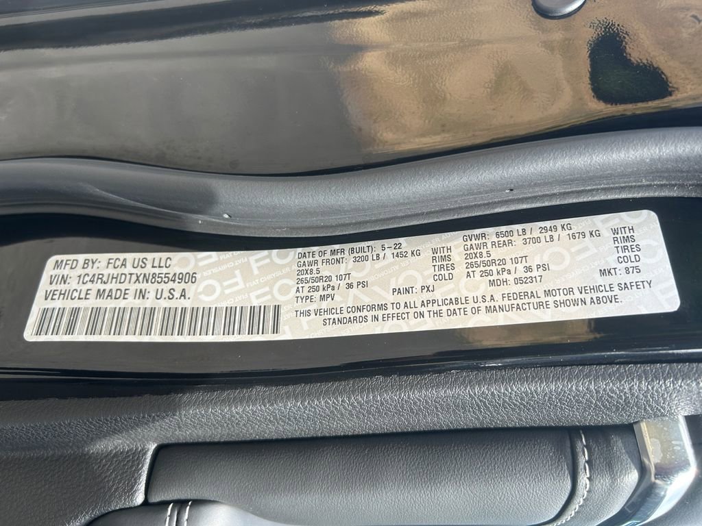 Used 2022 Jeep Grand Cherokee Overland w/ Adv Protech Group III image 34