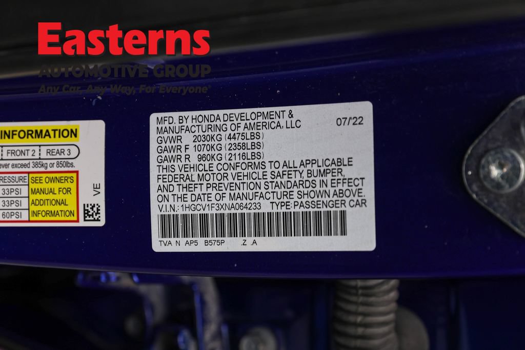 Used 2022 Honda Accord Sport image 33