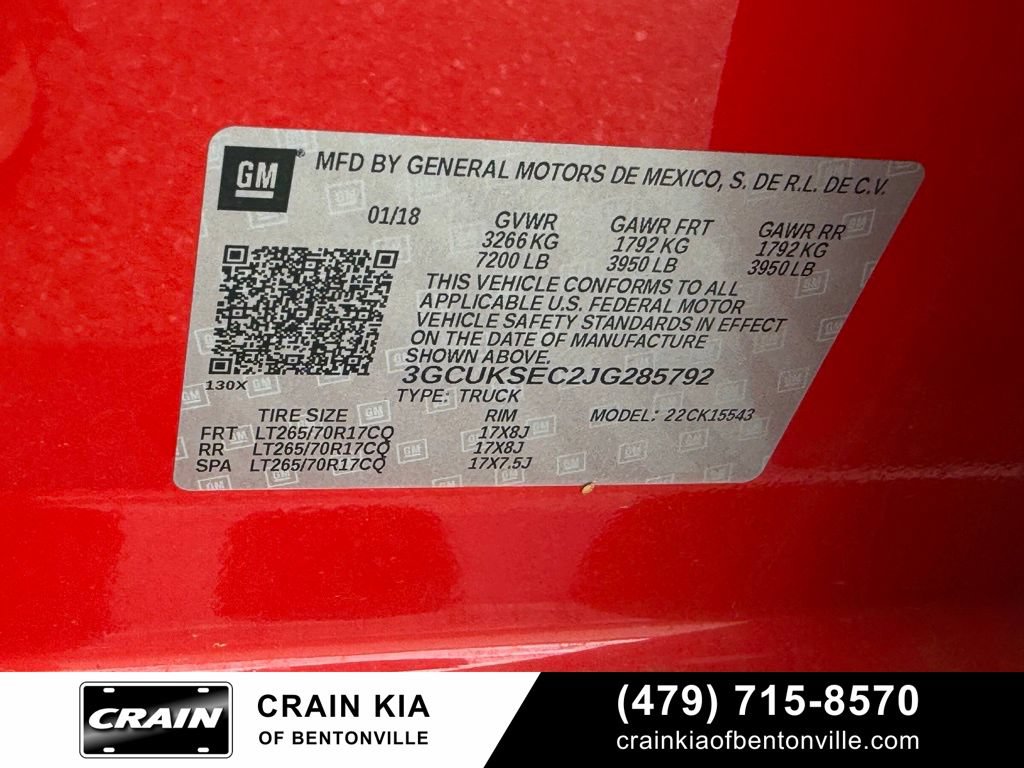 Used 2018 Chevrolet Silverado 1500 LTZ AWD/4WD image 34