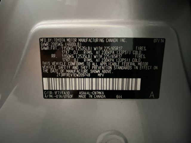 Used 2014 Toyota RAV4 XLE AWD/4WD image 27