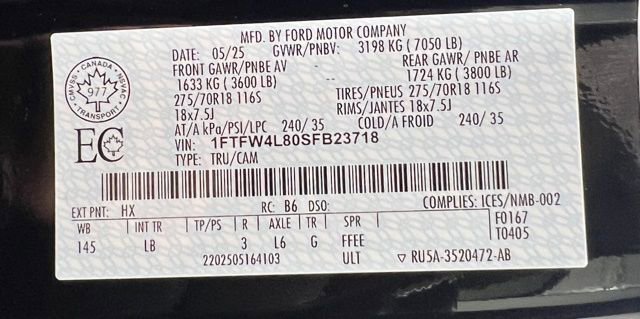 Used 2025 Ford F150 Tremor w/ Tow/Haul Package image 61